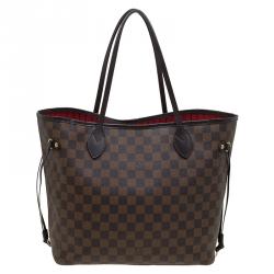 Louis Vuitton Damier Ebene Canvas Neverfull MM  Bag