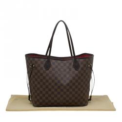 Louis Vuitton Damier Ebene Canvas Neverfull MM  Bag