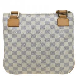 Pre Owned Louis Vuitton Damier Azur Canvas Bosphore Messenger Bag