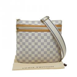 Pre Owned Louis Vuitton Damier Azur Canvas Bosphore Messenger Bag