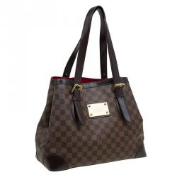 Pre Owned Louis Vuitton Damier Ebene Canvas Hampstead MM Bag