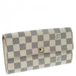 Louis Vuitton Damier Azur Canvas Sarah Wallet