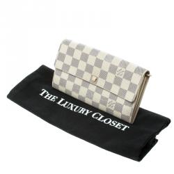 Louis Vuitton Damier Azur Canvas Sarah Wallet