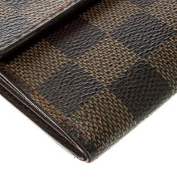 Pre Owned محفظة لوي فيتون سارا كانفاس دامييه أيبين 