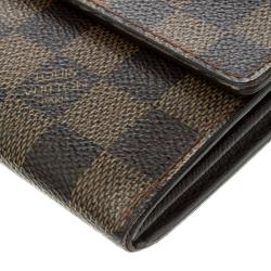 Pre Owned محفظة لوي فيتون سارا كانفاس دامييه أيبين 