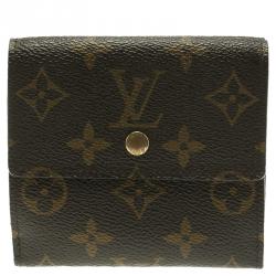 Louis vuitton Monogram Canvas Elise Compact Wallet Louis Vuitton