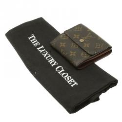 Louis vuitton Monogram Canvas Elise Compact Wallet
