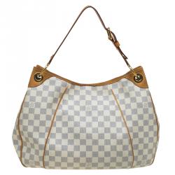 Pre Owned Louis Vuitton Damier Azur Canvas Galliera PM Bag