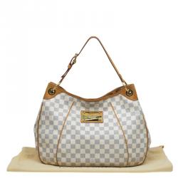 Pre Owned Louis Vuitton Damier Azur Canvas Galliera PM Bag