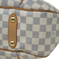 Pre Owned Louis Vuitton Damier Azur Canvas Galliera PM Bag