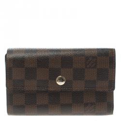 Pre Owned محفظة لوي فيتون أليكسندرا كانفاس دامييه أيبين