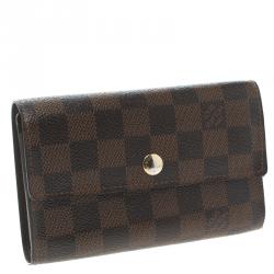 Pre Owned محفظة لوي فيتون أليكسندرا كانفاس دامييه أيبين