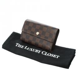 Pre Owned محفظة لوي فيتون أليكسندرا كانفاس دامييه أيبين