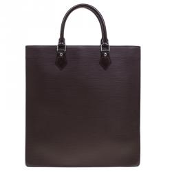 مملوكة مسبقًا حقيبة لوي فيتون ساك بليت جلد أيبي موكا GM