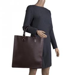 مملوكة مسبقًا حقيبة لوي فيتون ساك بليت جلد أيبي موكا GM