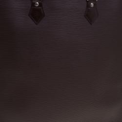 مملوكة مسبقًا حقيبة لوي فيتون ساك بليت جلد أيبي موكا GM