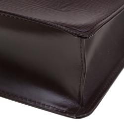 مملوكة مسبقًا حقيبة لوي فيتون ساك بليت جلد أيبي موكا GM