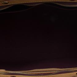 Pre Owned Louis Vuitton Amarante Monogram Vernis Brea GM Bag