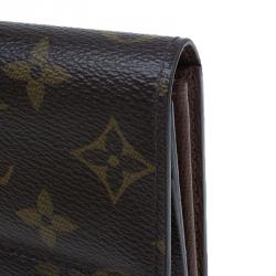 Pre Owned Louis Vuitton Monogram Coated Canvas Sarah Wallet