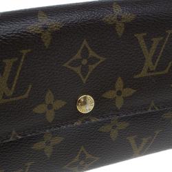 Pre Owned Louis Vuitton Monogram Coated Canvas Sarah Wallet