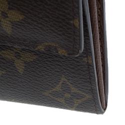 Pre Owned Louis Vuitton Monogram Coated Canvas Sarah Wallet