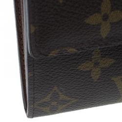 Pre Owned Louis Vuitton Monogram Coated Canvas Sarah Wallet