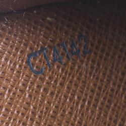 Pre Owned Louis Vuitton Monogram Coated Canvas Sarah Wallet