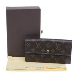 Pre Owned Louis Vuitton Monogram Coated Canvas Sarah Wallet