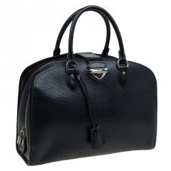 Pre Owned حقيبة لوي فيتون بون نوف جلد أيبي سوداء GM