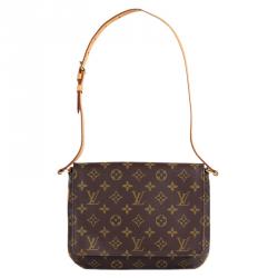 Pre Owned Louis Vuitton Monogram Canvas Musette Tango Bag