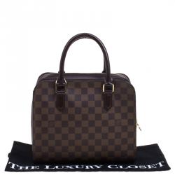 Pre Owned Louis Vuitton Damier Ebene Canvas Triana Bag