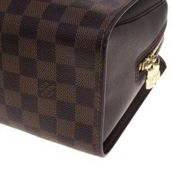 Pre Owned Louis Vuitton Damier Ebene Canvas Triana Bag