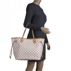 Neverfull MM Damier Azur Canvas - Women - Handbags