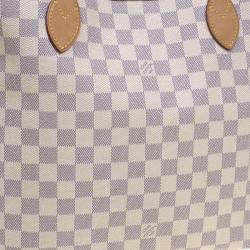Louis Vuitton Damier Azur Canvas Neverfull MM Bag
