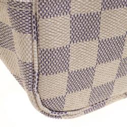 Louis Vuitton Damier Azur Canvas Neverfull MM Bag