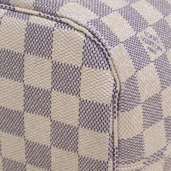 Louis Vuitton Damier Azur Canvas Neverfull MM Bag