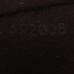 Pre Owned Louis Vuitton Black Monogram Mahina Leather XS Bag