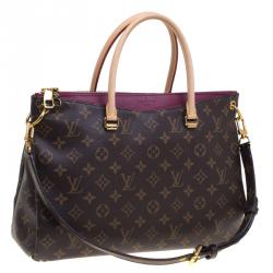 Pre Owned Louis Vuitton Aurore Monogram Canvas Pallas Bag