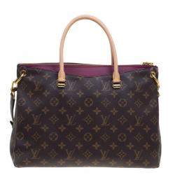 Pre Owned Louis Vuitton Aurore Monogram Canvas Pallas Bag