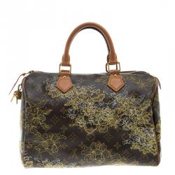 Pre Owned حقيبة لوي فيتون سبيدي دينتيل إصدار محدود كانفاس مونوغرامي 30