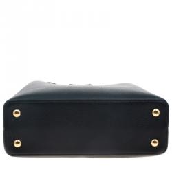 Pre Owned Louis Vuitton Black Taurillon Leather Capucines PM Bag