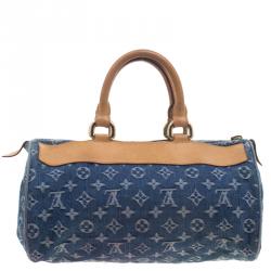 مملوكة مسبقًا Louis Vuitton Blue Monogram Denim Neo Speedy Bag