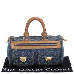 مملوكة مسبقًا Louis Vuitton Blue Monogram Denim Neo Speedy Bag