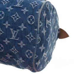 مملوكة مسبقًا Louis Vuitton Blue Monogram Denim Neo Speedy Bag