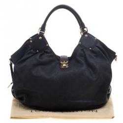 مملوكة مسبقًا حقيبة لوي فيتون جلد ماهينا مونوغرامي سوداء XL