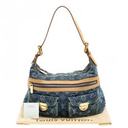 مملوكة مسبقًا Louis Vuitton Blue Monogram Denim Baggy PM Bag