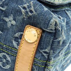 مملوكة مسبقًا Louis Vuitton Blue Monogram Denim Baggy PM Bag
