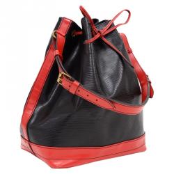 Pre Owned Louis Vuitton Bi Color Epi Leather Noe Bag