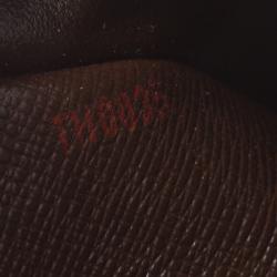 Louis Vuitton Damier Ebene Canvas Sarah Wallet