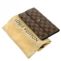 Louis Vuitton Damier Ebene Canvas Sarah Wallet